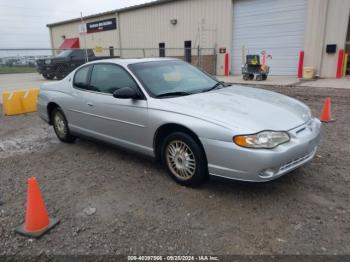  Salvage Chevrolet Monte Carlo