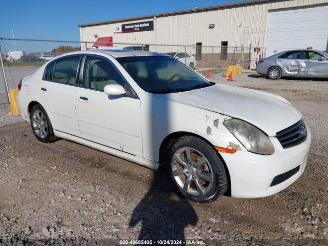  Salvage INFINITI G35x