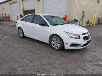  Salvage Chevrolet Cruze