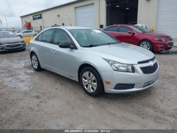  Salvage Chevrolet Cruze