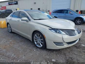  Salvage Lincoln MKZ Hybrid