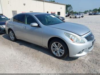  Salvage INFINITI G25x