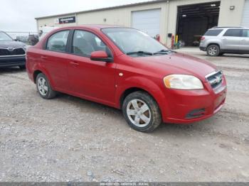  Salvage Chevrolet Aveo