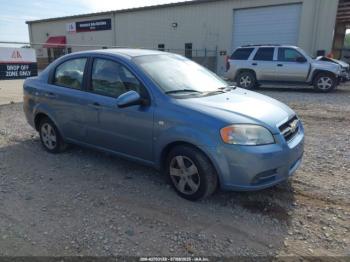  Salvage Chevrolet Aveo