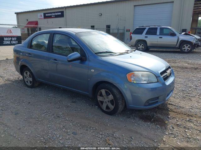  Salvage Chevrolet Aveo