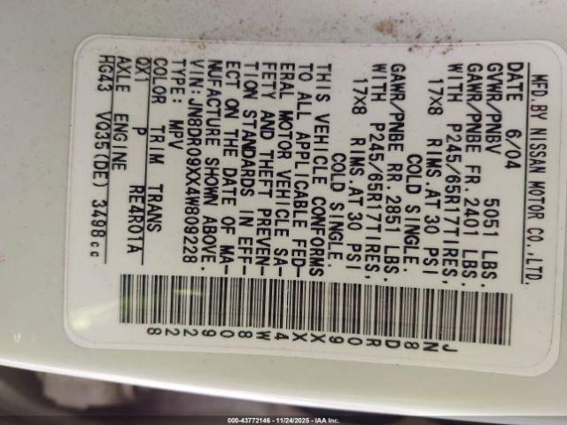 Nissan Pathfinder Le Platinum Image 8