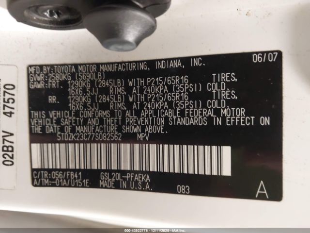 Toyota Sienna Ce Image 5