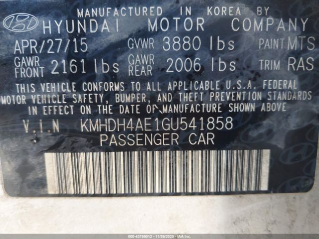 Hyundai ELANTRA Se Image 11