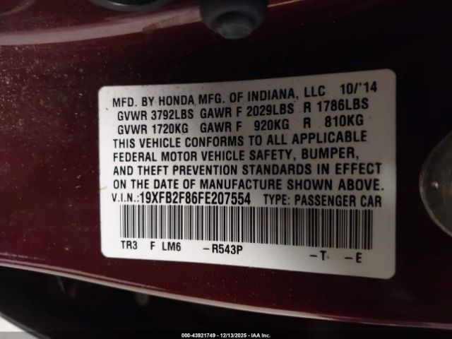 Honda Civic Ex Image 10