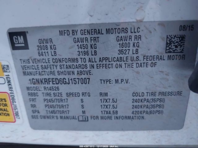 Chevrolet Traverse Ls Image 7