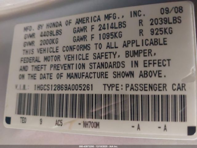 Honda Accord 2.4 Ex-l Image 6