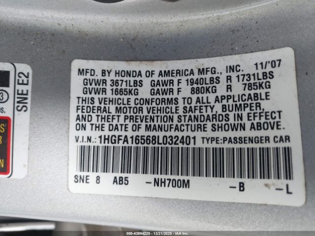 Honda Civic Lx Image 9