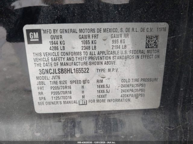 Chevrolet Trax Lt Image 9