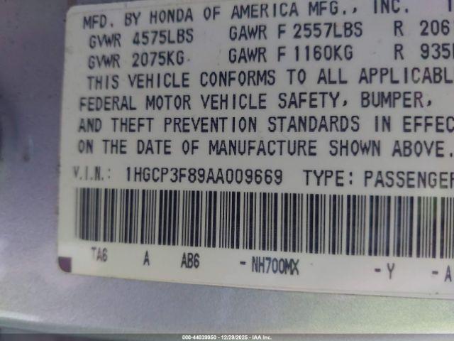 Honda Accord 3.5 Ex-l Image 8