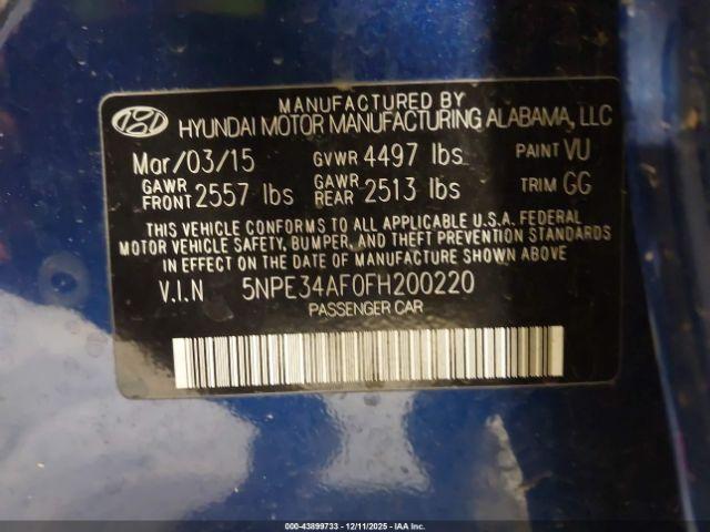 Hyundai SONATA Limited Image 9