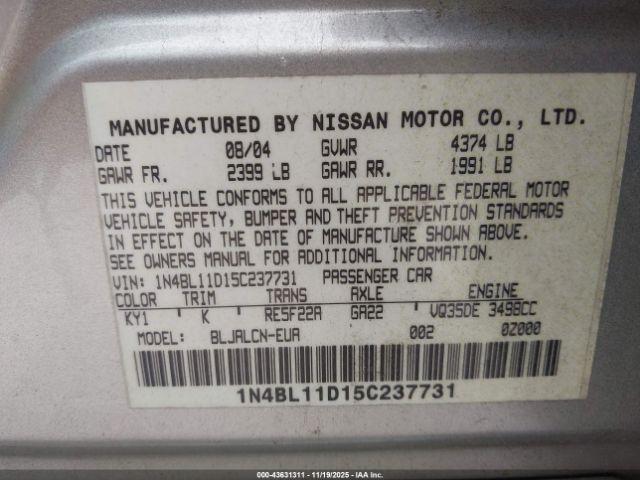 Nissan Altima 3.5 Se Image 3