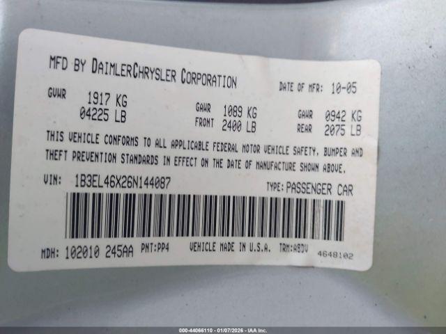 Dodge Stratus Sxt Image 10