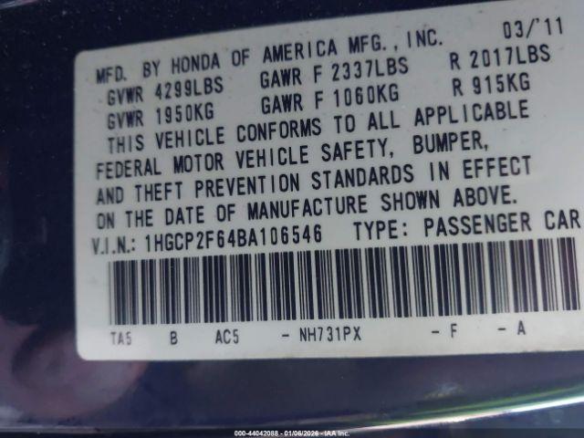 Honda Accord 2.4 Se Image 6